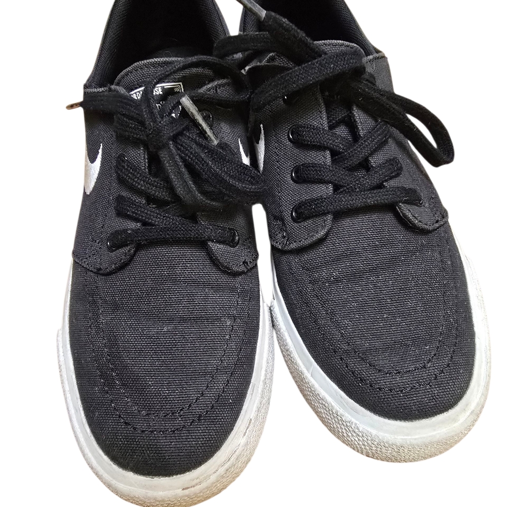 Classic Black Canvas Boys Or Girls Sneakers